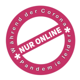 Nur online – Stempel Stempel - Nur online - Während der Corona-Pandemie